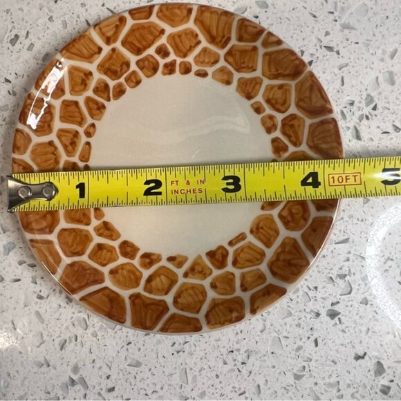 BLUE WITCH 3D Giraffe Head/Neck Handle Animal Print Espresso Cup and Saucer Set - Picture 5 of 15